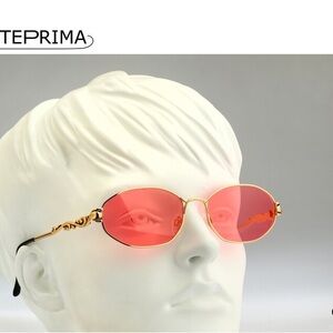 Anteprima Lola 1, Vintage 90s tinted pink sunglasses women